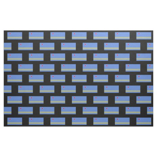 Aruba-Flagge Stoff (Fat Quarter (45,7 x 55,9 cm))
