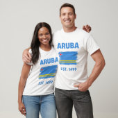 Aruba-Flagge T-Shirt (Unisex)