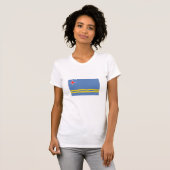 Aruba-Flagge T-Shirt (Vorne ganz)