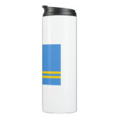 Aruba-Flagge Thermosbecher (Nach rechts gedreht)