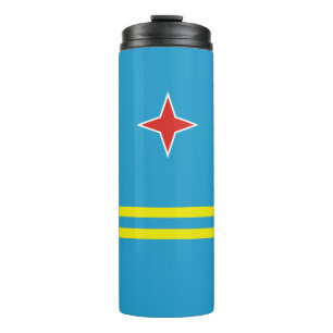Aruba-Flagge Total Thermotasse Thermosbecher