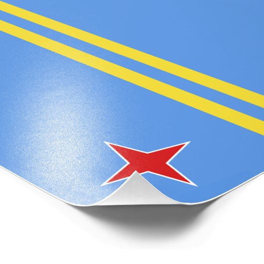 Aruba Fotodruck (Ecke)