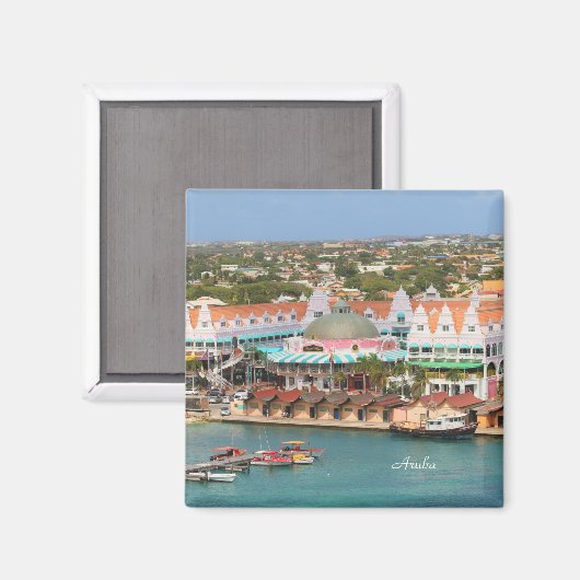 Aruba, Fotografie, Magnet (Vorderseite/Rückseite)