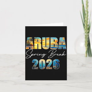 Aruba Frühjahrsferien 2026 Sommerurlaub Strand Karte
