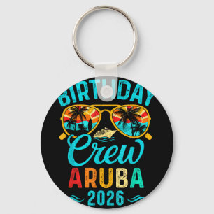 Aruba Geburtstag Crew Urlaub 2026 Familie passend Schlüsselanhänger