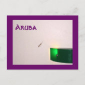 Aruba Gecko Postkarte (Vorderseite)