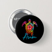 Aruba Gefärbte Krawatte Button (Vorne & Hinten)