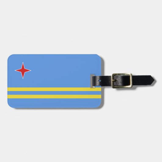 Aruba Gepäckanhänger (Vorderseite horizontal)