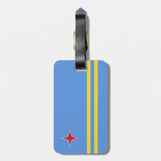 Aruba Gepäckanhänger (Rückseite vertikal)