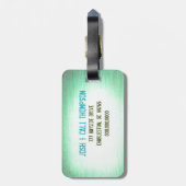 ARUBA-Gepäcktag Gepäckanhänger (Rückseite vertikal)