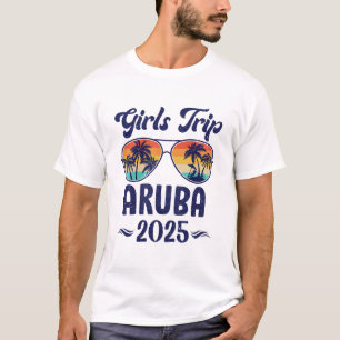 Aruba Girls Trip Beach Vacation 2025 Matching Grou T-Shirt