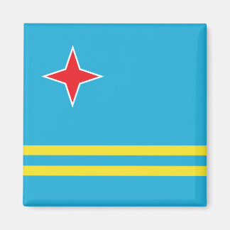 Aruba Hochwertige Flagge Magnet