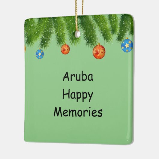 Aruba Holiday Ornament (Links)