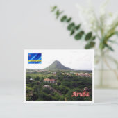 Aruba - Hooiberg Piedra Plat - Postkarte (Stehend Vorderseite)