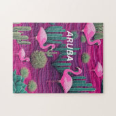 Aruba in Rosa Puzzle (Horizontal)
