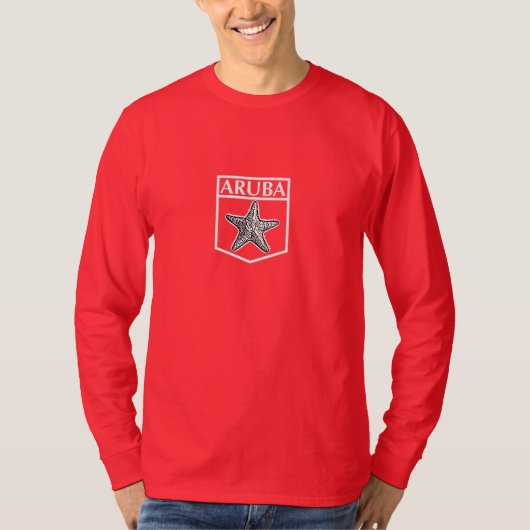 Aruba Island Design - Basic Long Sleeve T - Shirt (Vorderseite)
