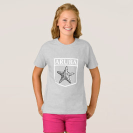 Aruba Island Design - Girls' Basic T - Shirt
