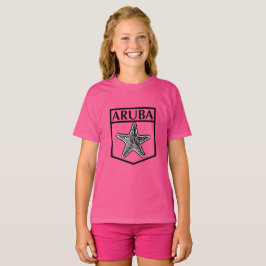 Aruba Island Design - Girls' Basic T - Shirt
