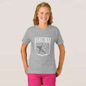 Aruba Island Design - Girls' Basic T - Shirt (Vorne ganz)