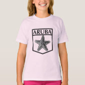 Aruba Island Design - Girls' Basic T - Shirt (Vorderseite)