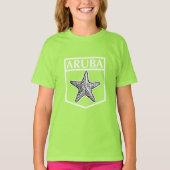Aruba Island Design - Girls' Basic T - Shirt (Vorderseite)