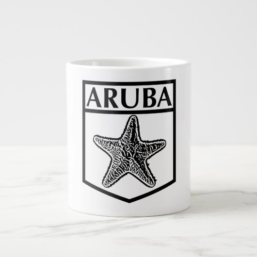 Aruba Island Design - Jumbo-Tasse (Vorderseite)
