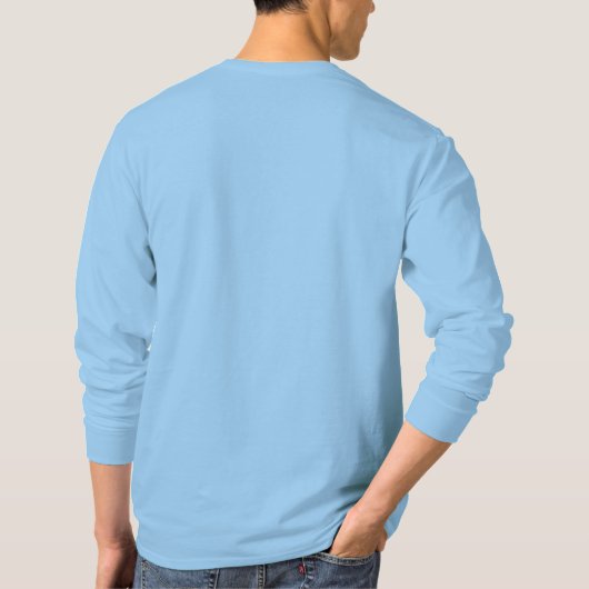 Aruba Island Design (Version 2) - Basic Long Sleev T-Shirt (Rückseite)