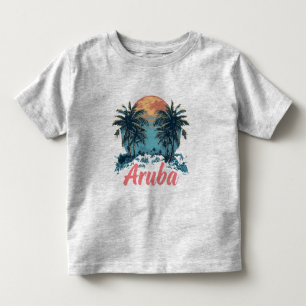 Aruba Island Design (Version 2) - Kleinkind Fine J T-shirt