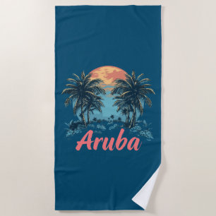 Aruba Island Design (Version 2) - Strandtuch
