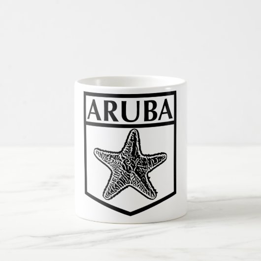 Aruba Island Design - White 11 oz Classic Tasse (Mittel)