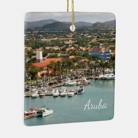 Aruba-Jachthafen Keramikornament (Rechts)