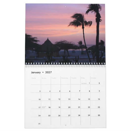 Aruba-Kalender 2015 Kalender (Jan 2027)