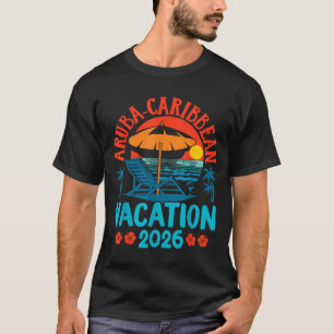 Aruba Karibik 2026 Familienurlaub Strand Sommer T-Shirt