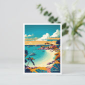 Aruba Karibik Kunst, Dichtung und Musik Postkarte (Stehend Vorderseite)