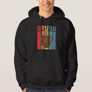 Aruba Karibik Meeresschildkröte Familienurlaub Ret Hoodie
