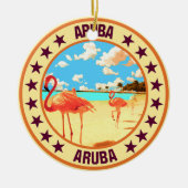 Aruba Keramik Ornament (Vorne)
