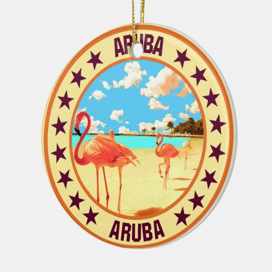 Aruba Keramik Ornament (Links)