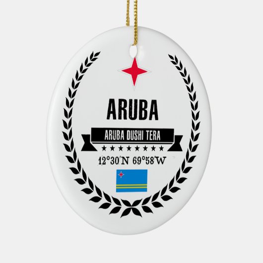 Aruba Keramik Ornament (Rechts)
