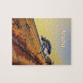 Aruba Landschaft mit Divi Divi Trees Puzzle (Horizontal)