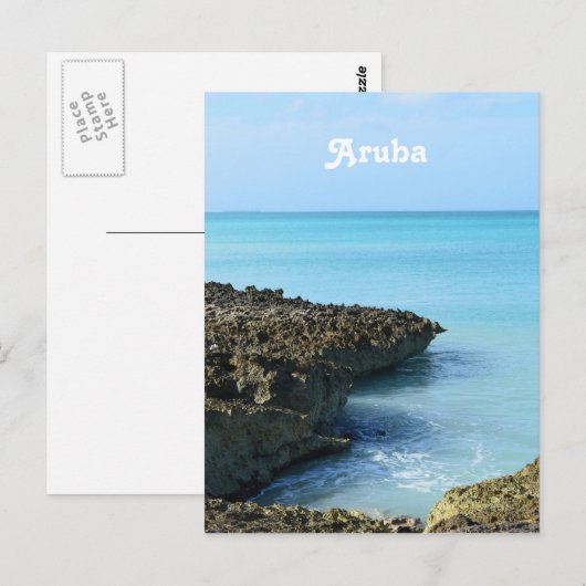 Aruba Landschaft Postkarte (Vorne/Hinten)