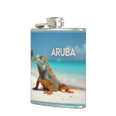 Aruba Leguan  Flachmann (Links)
