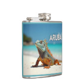 Aruba Leguan  Flachmann (Rechts)