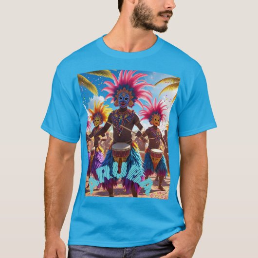 Aruba leuchtet auf T-Shirt (Vorderseite)