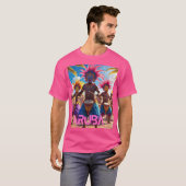 Aruba leuchtet auf T-Shirt (Vorne ganz)