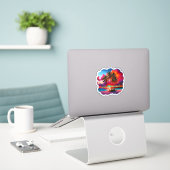 Aruba Liebe phantastisch Aufkleber (Laptop auf Schreibtisch)