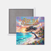 Aruba Magnet (Vorderseite/Rückseite)