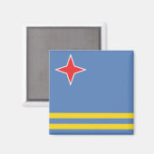 Aruba Magnet (Vorderseite/Rückseite)