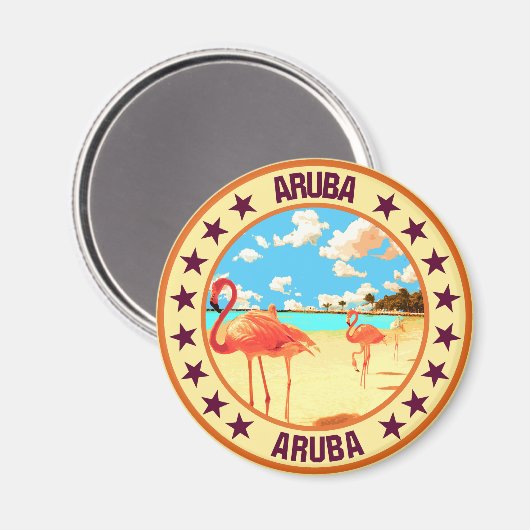 Aruba Magnet (Vorderseite/Rückseite)