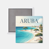 Aruba Magnet (Vorderseite/Rückseite)