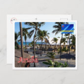 Aruba - Manchebo Beach - Postkarte (Vorne/Hinten)